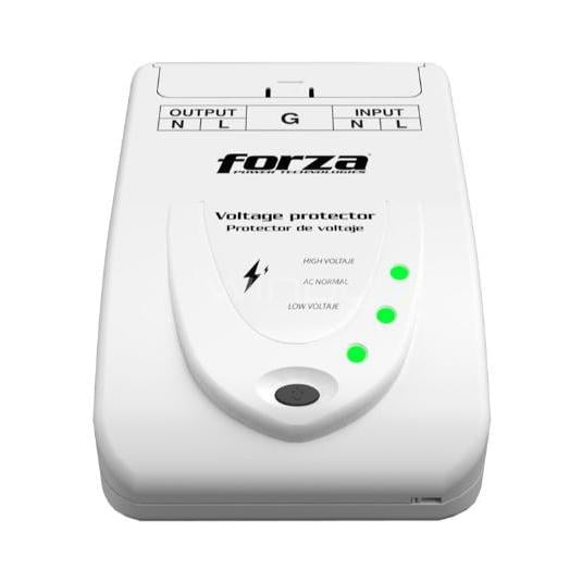 Protector de Voltaje Forza Zion FVP-6630B (Bloque Terminales, 6600W, 220V, Blanco)