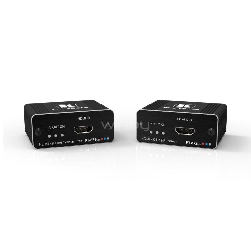Kit Extensor HDMI Kramer Hasta 60 metros (4K 60Hz, HDR, 32 canales)
