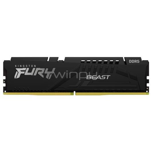 Kit Memorias RAM Kingston Fury Beast RGB de 32GB (2 x 16GB, DDR5, 6800MHz, CL34, EXPO, DIMM)
