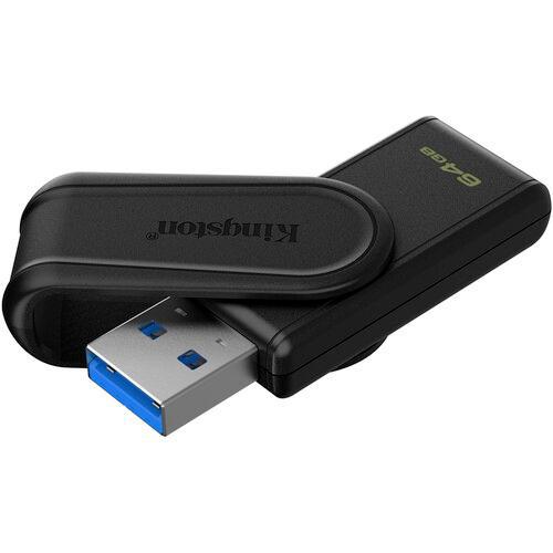 Pendrive Kingston DataTraveler Exodia S de 64GB (USB 3.2 Gen 1, Negro)