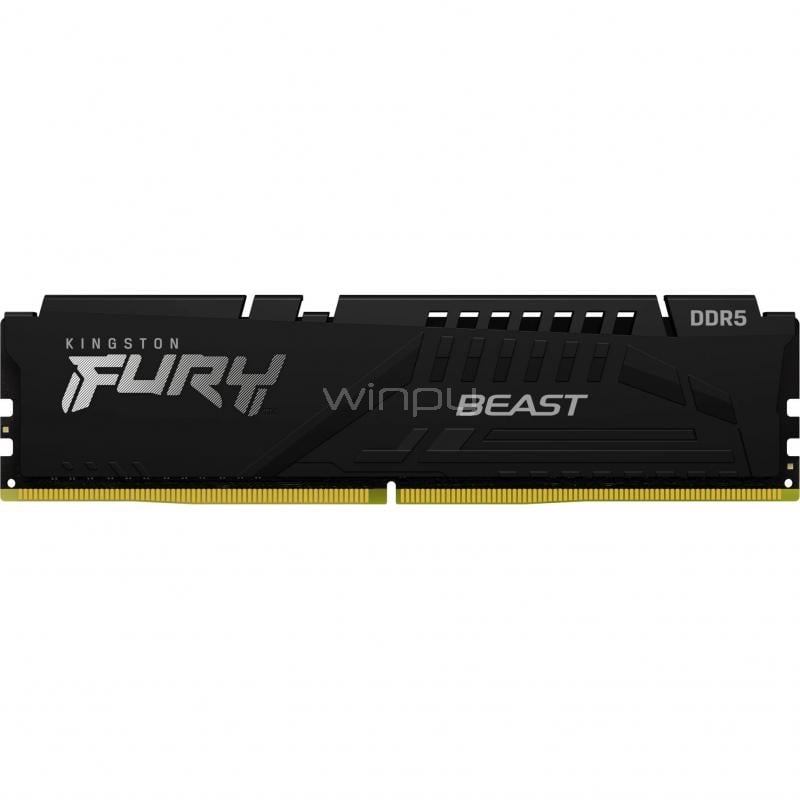 Kit Memoria RAM Kingston FURY Beast de 32GB (2 x 16GB DDR5, 6000MHz, CL36, EXPO, DIMM)