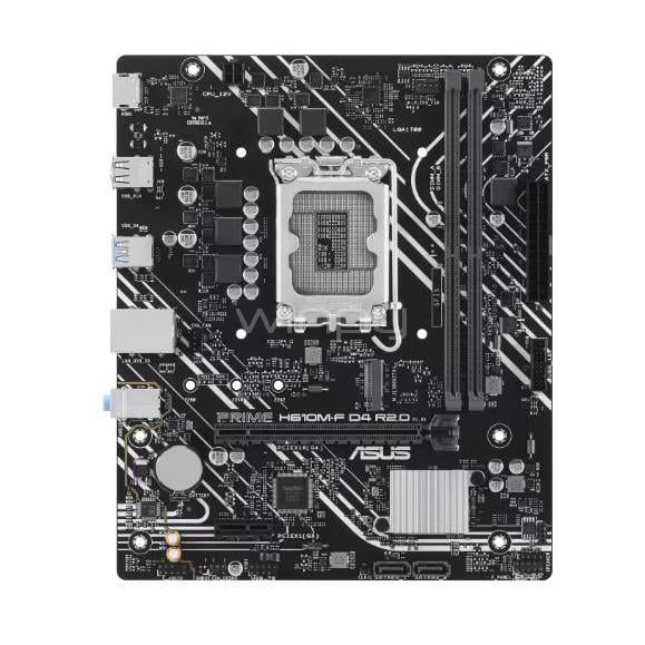 Placa Madre ASUS PRIME H610M-F D4 R2.0 (LGA1700, DDR4 3200MHz, M.2, HDMI, Micro ATX)