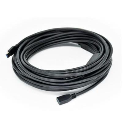 Cable Extensión USB Kramer 10.7 metros (Macho a Hembra, Negro)