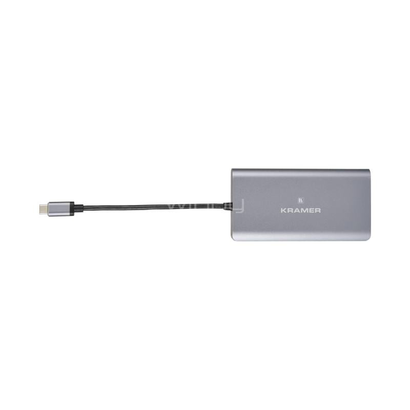 Estación de Acoplamiento Kramer KDOCK-3 (USB-C, HDMI, DP, RJ45, SD, PD 100W)
