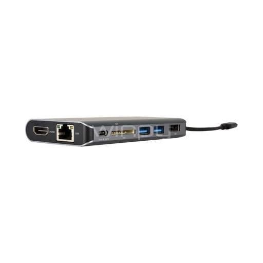 Estación de Acoplamiento Kramer KDOCK-3 (USB-C, HDMI, DP, RJ45, SD, PD 100W)