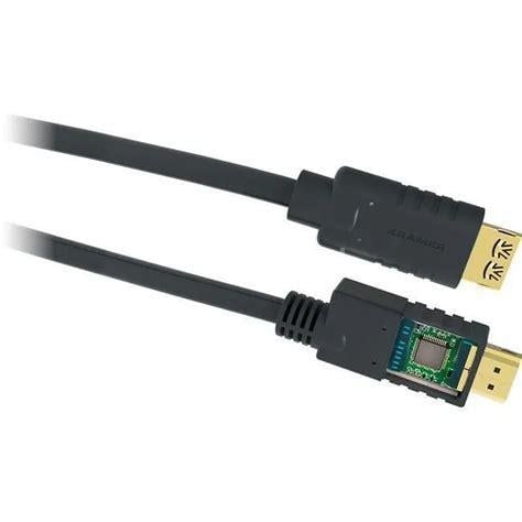 Cable HDMI Kramer de 15.2 mts (Ethernet, 18 Gbps, Negro)