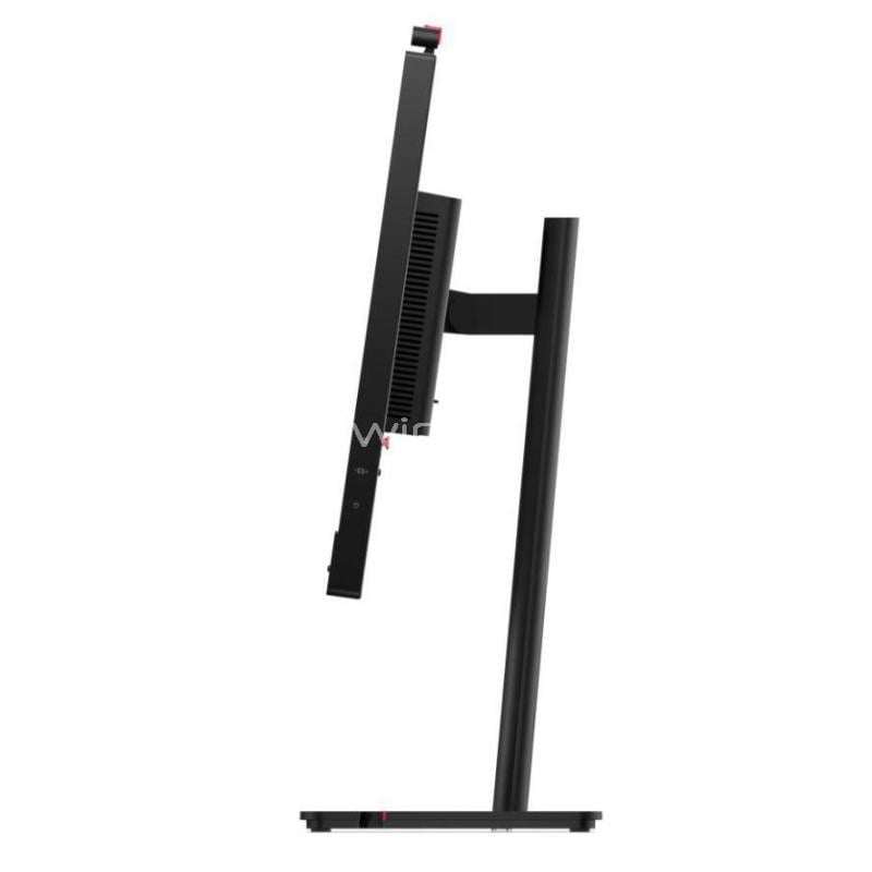 Monitor Lenovo ThinkVision T24D-4v de 23.8” (IPS, Full HD, 120Hz, DP+HDMI, Webcam Integrada, Vesa)