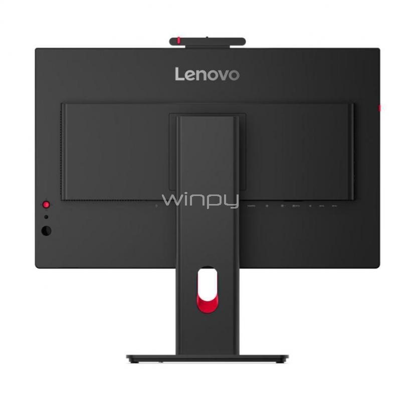 Monitor Lenovo ThinkVision T24D-4v de 23.8” (IPS, Full HD, 120Hz, DP+HDMI, Webcam Integrada, Vesa)