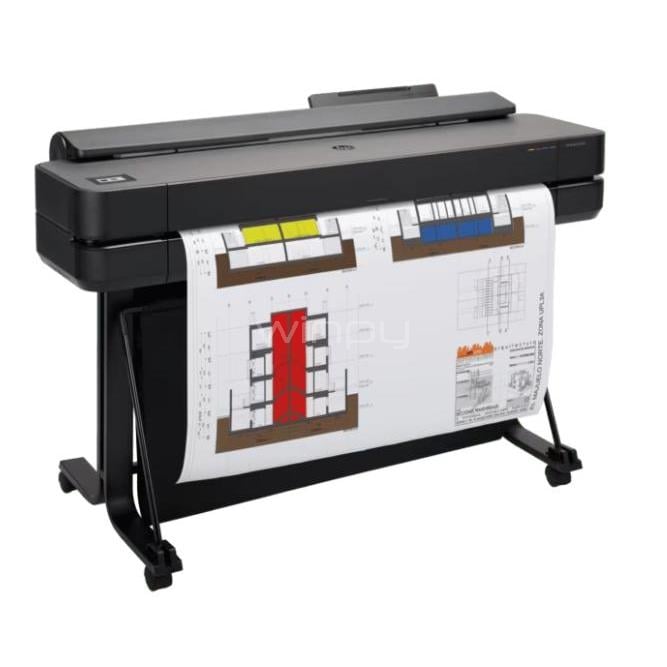 Plotter HP DesignJet T650 de 36“ (Color, 1200dpi, 25seg/A1, Wi-Fi/Ethernet/USB, Edición 2025)