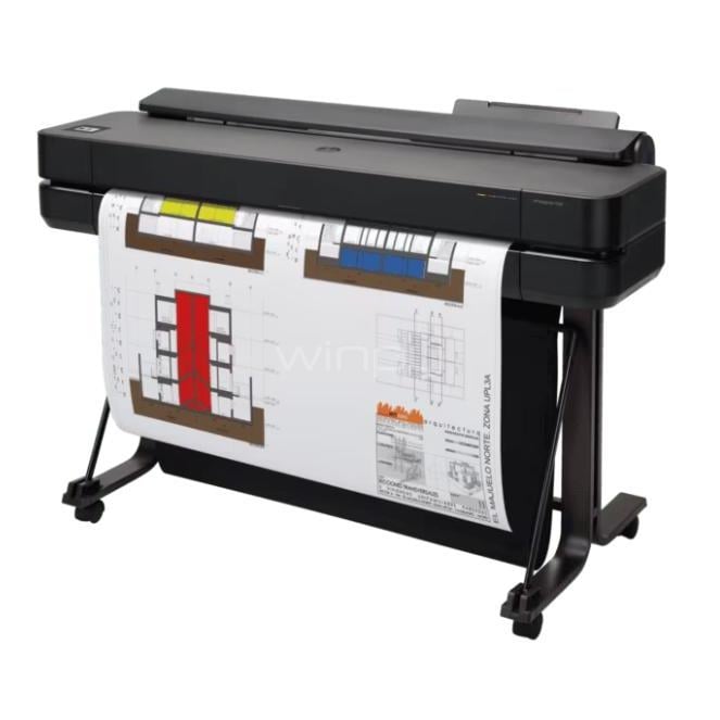 Plotter HP DesignJet T650 de 36“ (Color, 1200dpi, 25seg/A1, Wi-Fi/Ethernet/USB, Edición 2025)