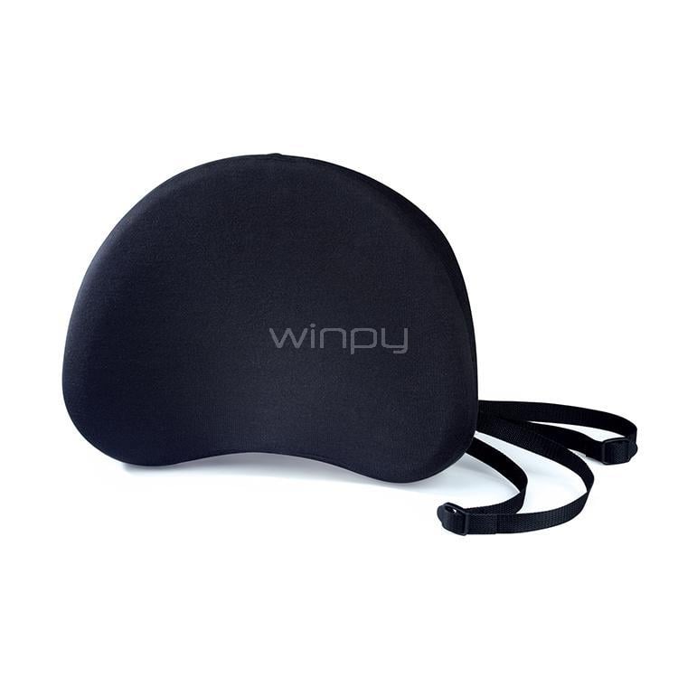 Cojín Lumbar Aidata Cojín Lumbar Ergonómico (Superficie Relajante, Negro)
