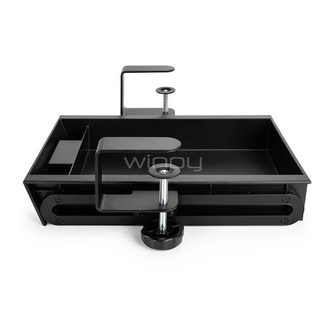 Cajón para Escritorio Aidata KB-6511-BK (Abrazadera, Elegante, Negro)