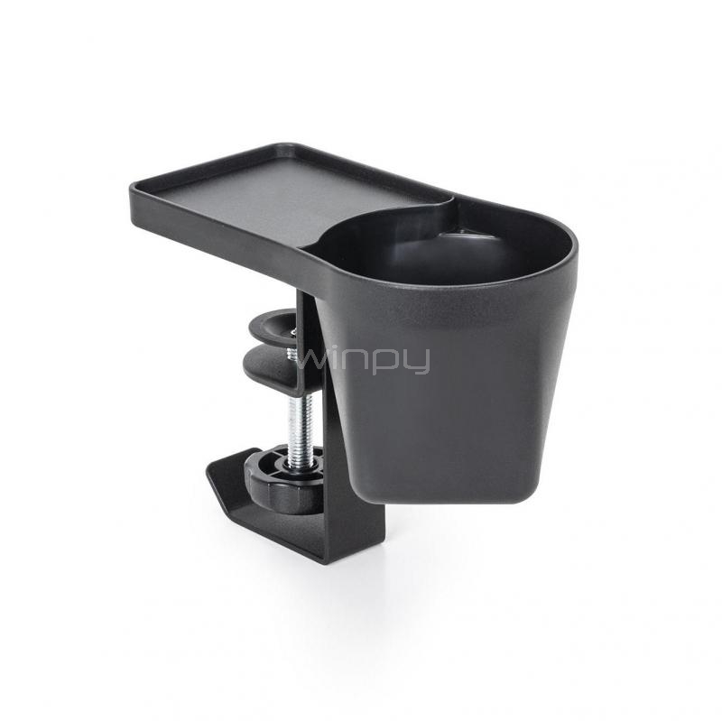 Porta Vaso Aidata con Soporte para Papelera (40mm, Universal, Ajustable, Plástico Resistente)