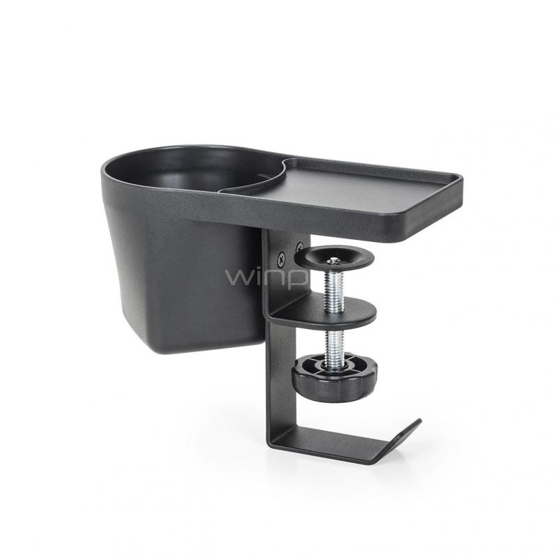 Porta Vaso Aidata con Soporte para Papelera (40mm, Universal, Ajustable, Plástico Resistente)