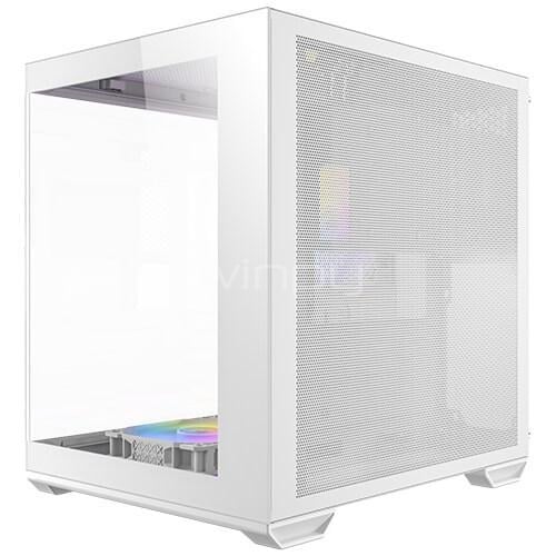 Gabinete Gamer Antec CX60M WHITE ARGB (Micro-ATX, Vidrio Templado, Doble Cámara)