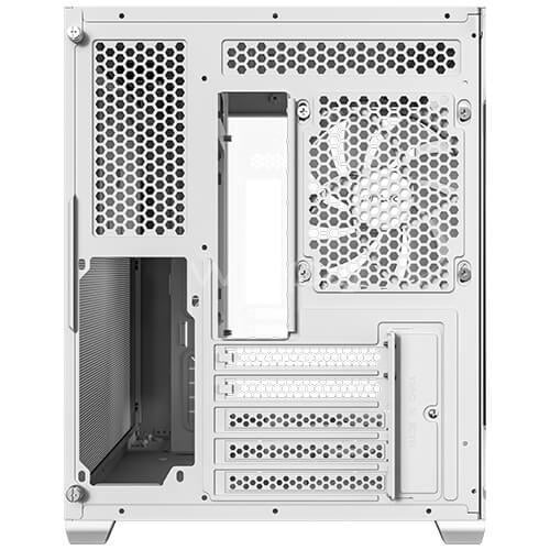 Gabinete Gamer Antec CX60M WHITE ARGB (Micro-ATX, Vidrio Templado, Doble Cámara)