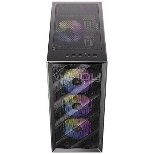 Gabinete Gamer Antec AX85 ARGB (ATX, Vidrio Templado, 4 ventiladores)