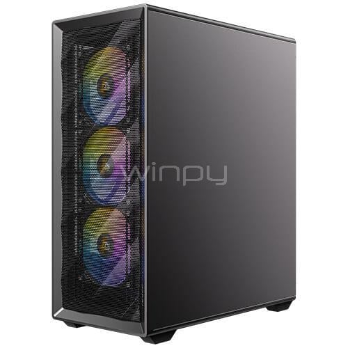 Gabinete Gamer Antec AX85 ARGB (ATX, Vidrio Templado, 4 ventiladores)