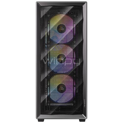Gabinete Gamer Antec AX85 ARGB (ATX, Vidrio Templado, 4 ventiladores)
