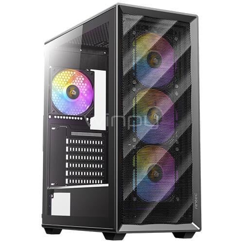 Gabinete Gamer Antec AX85 ARGB (ATX, Vidrio Templado, 4 ventiladores)