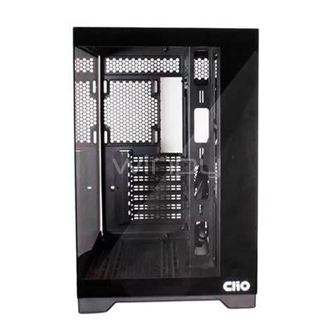 Gabinete Clio MADO (ATX, Vidrio Templado, Sin Fuente, Negro)