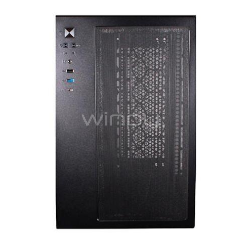 Gabinete Clio MADO (ATX, Vidrio Templado, Sin Fuente, Negro)