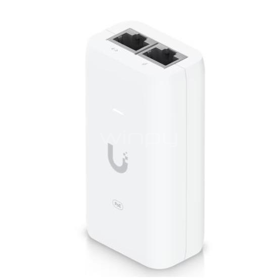 Adaptador PoE Ubiquiti con puerto LAN Gigabit (15W)