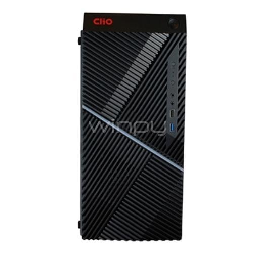 Gabinete Gamer Clio M3 (Micro-ATX, 1 Ventilador ARGB, Vidrio Templado, Negro)