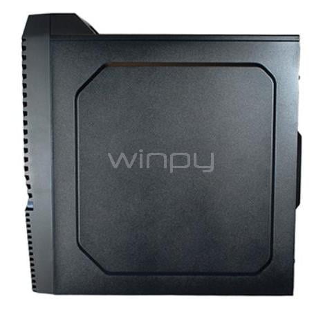 Gabinete Gamer Clio M3 (Micro-ATX, 1 Ventilador ARGB, Vidrio Templado, Negro)