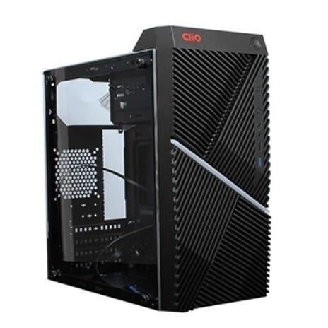 Gabinete Gamer Clio M3 (Micro-ATX, 1 Ventilador ARGB, Vidrio Templado, Negro)