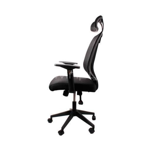 Silla de Oficina Clio New Rhino Mesh con Reposabrazos (hasta 120kg, Negro)