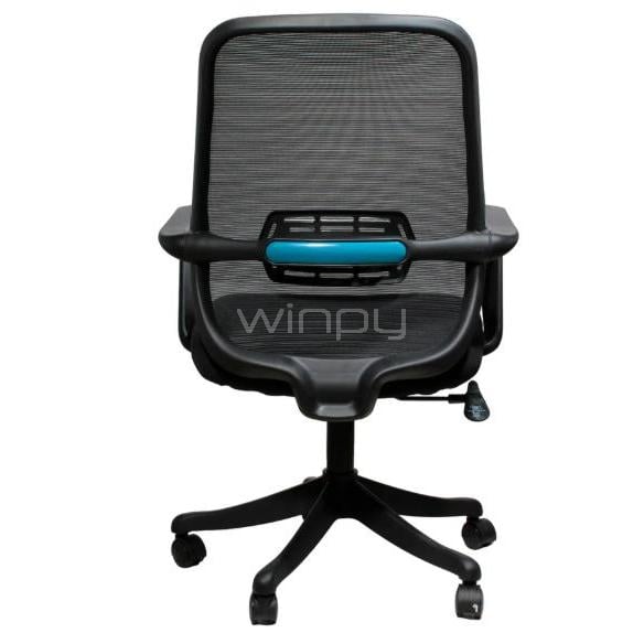 Silla de Oficina Clio Bear con Reposabrazos (hasta 120kg, Negro)