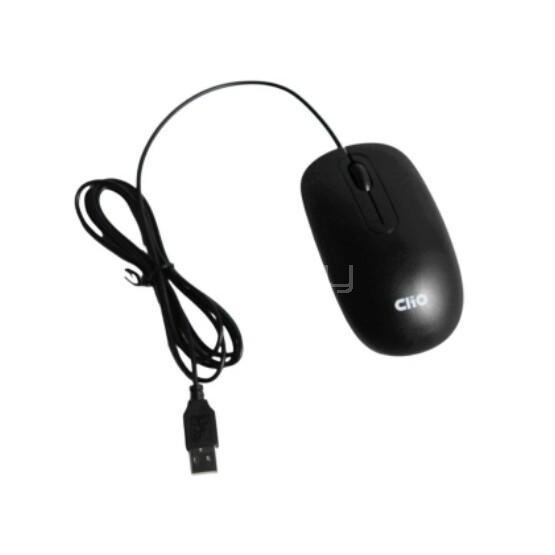Kit de Teclado + Mouse Clio CB2510 (USB, Español, Negro)