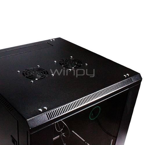 Rack de Muro Exelink 6U (60 x 45cm, Negro)