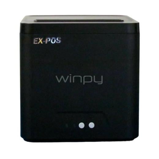 Impresora Térmica Exelink EXPOS 80A (80 mm, USB/LAN, Negro)