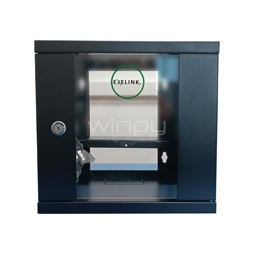 Rack de Muro Exelink SOHO 6U (30 x 32.5 cm, Negro)