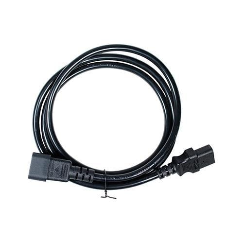 Cable Adaptador Exelink C13 a C14 (1.5 Mts, 10 Amp, Negro)