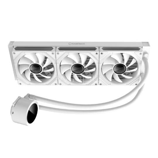 Refrigeración Líquida GameMax IceBurg 360 Digital (LGA1851/AM5, Pantalla, Blanca)