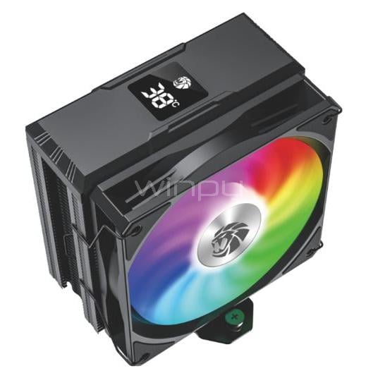 Disipador de Aire GameMax Sigma 520 Digital BK (LGA1700/AM5, Pantalla, Negro)