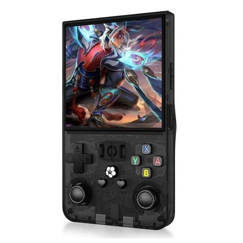 Consola Retro Portátil R36Max de 128GB (Recargable, Transparente)