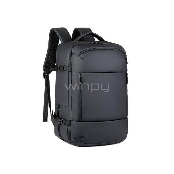 Mochila Antirrobo Clio JTUB 807 para Portátil (hasta 15.6“, Puerto USB, Negro)