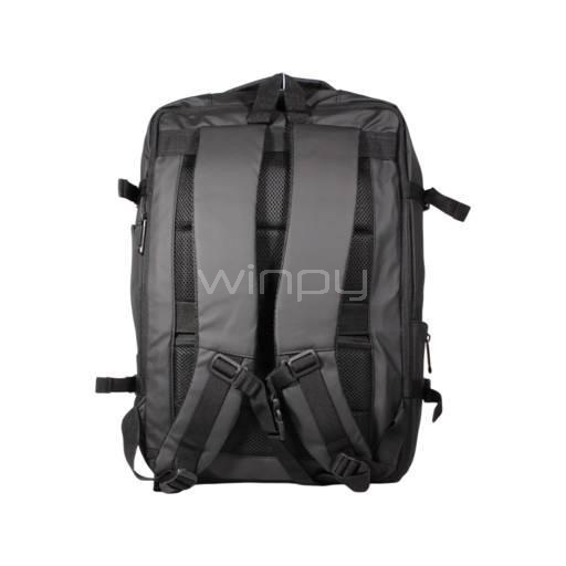 Mochila Antirrobo Clio JTUB 807 para Portátil (hasta 15.6“, Puerto USB, Negro)