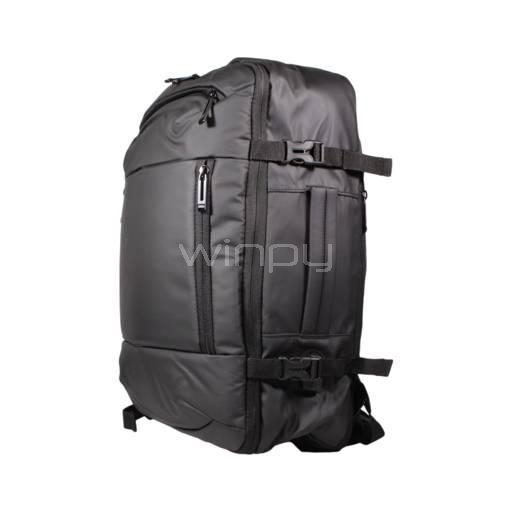 Mochila Antirrobo Clio JTUB 807 para Portátil (hasta 15.6“, Puerto USB, Negro)