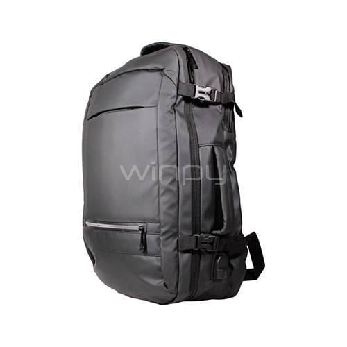 Mochila Antirrobo Clio JTUB 808 para Portátil (hasta 15.6“, Puerto USB, Negro)