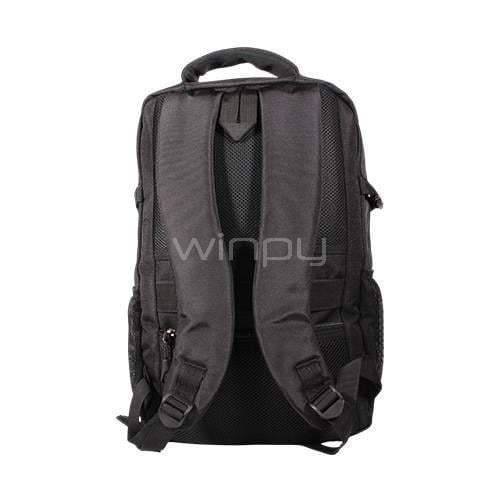 Mochila Antirrobo Clio JTUB 874 para Portátil (hasta 15.6“, Puerto USB, Negro)