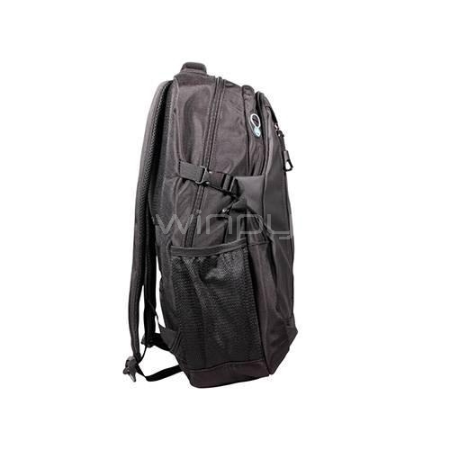 Mochila Antirrobo Clio JTUB 873 para Portátil (hasta 15.6“, Puerto USB, Negro)