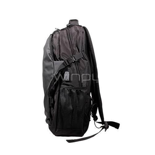 Mochila Antirrobo Clio JTUB 873 para Portátil (hasta 15.6“, Puerto USB, Negro)