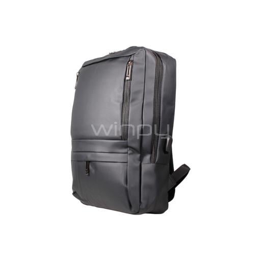 Mochila Antirrobo Clio JTUB 804 para Portátil (hasta 15.6“, Puerto USB, Negro)