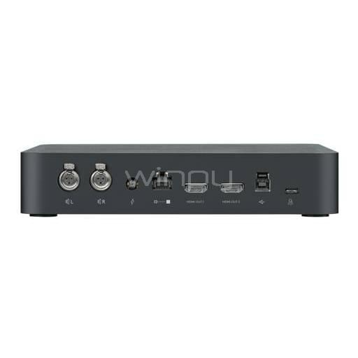 Sistema de Videoconferencia Logitech Rally Display Hub (USB, HDMI, Ethernet, Negro)
