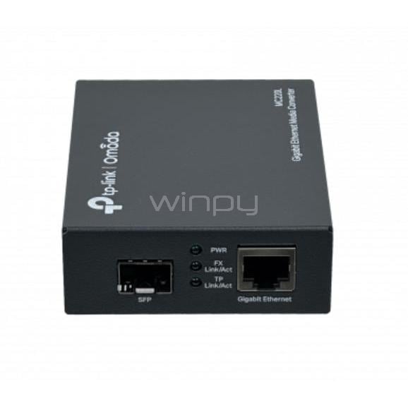 Conversor de Medios TP-Link de 10/100/1000Base-T a SFP Gigabit (Multimodo/Monomodo)
